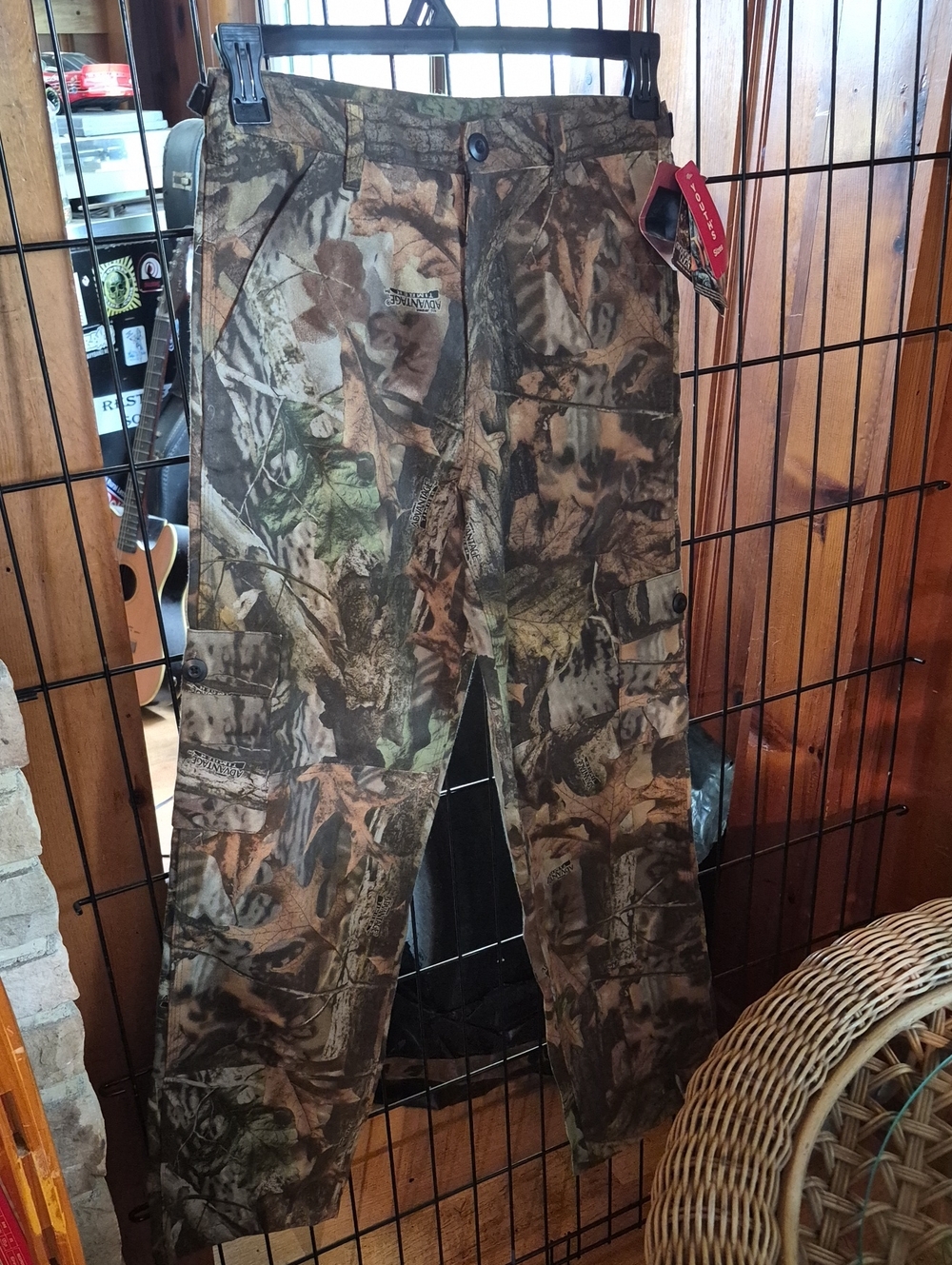 liberty Camouflage Cargo Pants in Brown Green Mix